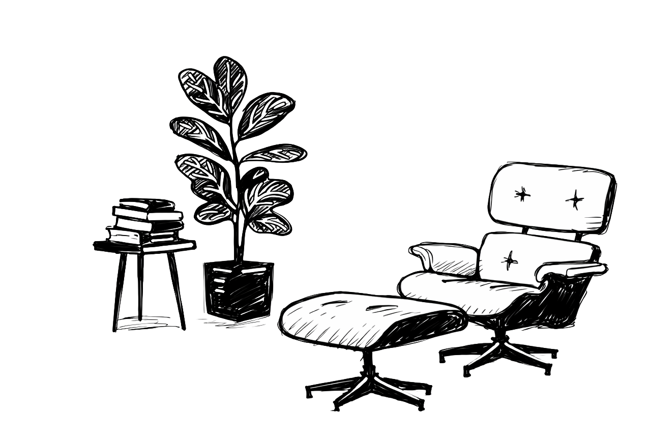 Thinking spot illustration